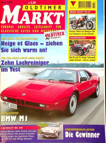 Deckblatt Oldtimer Markt (02/1998)